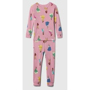 NWT GAP Disney Princess Pajama Set 2-Piece Long Sleeve Shirt & Pants 100% Organi